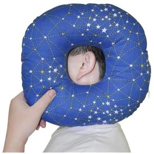 SHUIXIAYUE Voor zijslapers kussen met een oorgat nieuwe oorbeschermer piercing kussen voor CNH en pijn oor ontsteking drukzweren (klein 2)