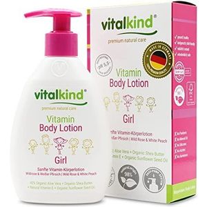 Vitalkind Vitamin Body Lotion Girl. Premium Natural Care Cosmetic. Products For Children, 200 ml.