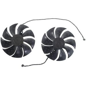 PLD09220S12H DC12V 0.55A Grafische kaartventilator voor EVGA voor RTX 2070 XC voor ULTRA voor 2080 Zwart voor GAMING(A set of fans)