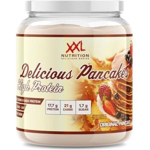 XXL Nutrition - Delicious Pancakes - Original Pancake Smaak - Zachte & Luchtige Pannenkoeken Hoog in Eiwit & Complexe Koolhydraten - Whey Protein Pancakes - 1000 Gram