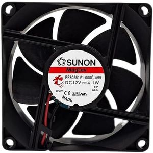 PF80251V1-000C-A99 8025 8CM 12V 4.1w voor Sunon voor ingebouwde quasi-koelende maglev-ventilator