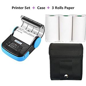 Draagbare inkjetprinter Indrachtig USB DC5V 8 0mm Bluetooth-compatibele mini-thermische printers Lichtgewicht draagbare ontvangstprinters Papiermobielen voor codedatumlabel(Giallo)