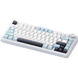 QPSJXN F75 Mechanisch gamingtoetsenbord, bluetooth, draadloos, RV Backlit 80, compatibel met USB-modus, pc, laptop (Reaper Switch)