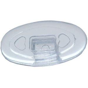 2 paar (4 stuks) neuspads/brillenpads - siliconen schroefsysteem, verschillende maten (druppels 13mm)