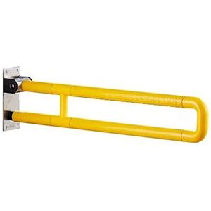 HSIRYAOHD Handvat Handdoek Rail Antislip Ondersteuningsrail, Douche Grijper Bar, Veiligheid Toegankelijke Badkamer Leuningen, Vleermuis (Geel)