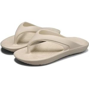 SDFGH Slippers For Dames En Heren Met Dikke Bodem, Slippers, Zomer, Buiten, Strand, Douche, Sandalen, Antislip, Zachte Pantoffels (Color : D, Size : 48)