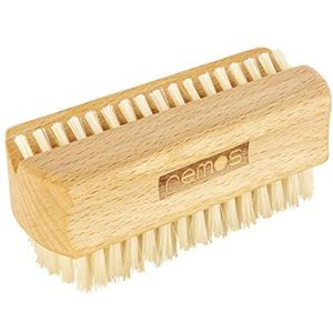 REMOS Hand- en Nagelborstel van beukenhout met natuurlijke haren voor de nagelreiniging