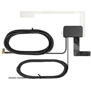 DAB+ schijfantenne met externe kabel - lijmplantenne voor DAB ontvangst - voor alle Pioneer, Kenwood, JVC, Alpine radio's