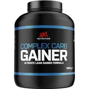 XXL Nutrition - Complex Carb Gainer - Maaltijdvervanger, Weight Gainer, Shake Spiergroei & Herstel - Banaan - 2500 Gram