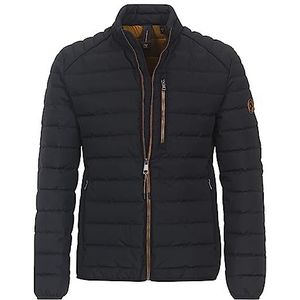 CASAMODA Gewatteerde jas effen, donkerblauw, M