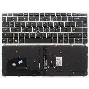Laptoptoetsenbord voor HP 840 745 G3 G4 848 HSTNN-I33C(W backlit n joystick)
