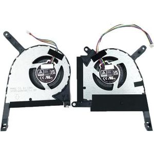 5V CPU GPU-koelventilatoren voor ASUS voor Tuf voor Gaming A15 FA507 FA707 FX507 FA507RC FA507RE Laptopkoelventilatoren Radiator 13NR08Y0T01011(CPU GPU Both)