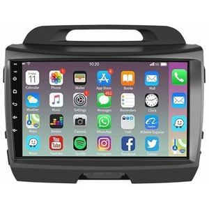 Android autoradio voor KIA Sportage 3 2010-2016, 9 inch touchscreen autoradio Autoaccessoires met GPS Bluetooth FM RDS HiFi WiFi(F5 6+128G)
