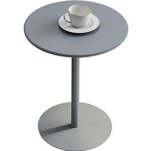 Prachtige ijzeren kleine ronde tafel, melktheewinkel/café salontafel, thuiswoonkamer Scandinavische hoektafel, eenvoudig nachtkastje in meerdere stijlen (Kleur: F, Maat: 40x50cm)
