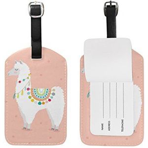 BALII Polka Dot Alpaca Bagage-tag Koffer ID Label Een Stuk