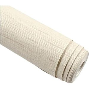 Zelfgeplakte achtergrond, Zelfklevende Grasscloth Linnen Behang Multicolor 950x53cm(Color10)