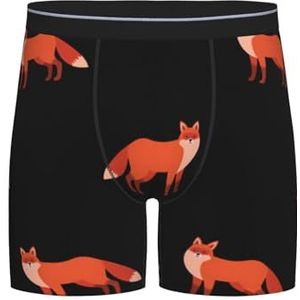 GRatka Boxer slips, heren onderbroek Boxer Shorts been Boxer Slips grappig nieuwigheid ondergoed, vos, zoals afgebeeld, XL