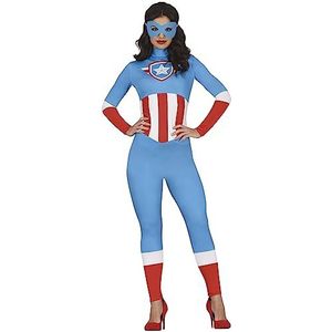 Captain America Kostuums | Superheld Captain Sea Star | Vrouw | Maat 38-40 | Carnaval kostuum | Verkleedkleding