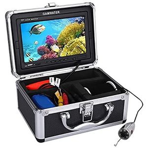 Onderwaterviscamera, 7 '' kleur 100 0TVL Viszoeker onderwater vissen videocamera HD DVR Recorder Waterdichte kabel 15m 20m 30m 50m(White LED 15M Cable)