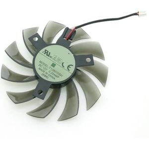 T128010SH DC12V 0,25A 75mm 3Pin voor Gigabyte GV-R585OC-1GD GV-N460OC-1GI grafische kaartkoeler koelventilator(T128010SH-2Pin)