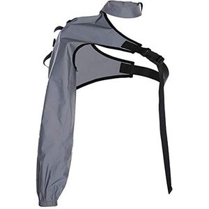 WOWOWO Vrouwen Één schouder Reflecterende Top Korte Nek Ronde Onregelmatige Gesp T-Shirt Schouderopheffingen