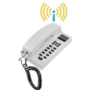 Draadloze intercoms, 2,4 GHz 433 MHz draadloos audio-intercomsysteem Telefoon Veilige handsets Uitbreidbaar for magazijn Office Home(White-1 piece)