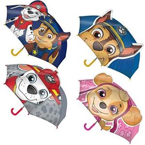 Handmatige pop-up paraplu Paw Patrol (hemelsblauw), Lichtblauw, Medium