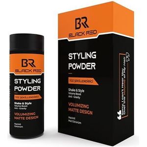 Black Red Haarstyling poeder wax haarpoeder 20 g permanent mat (volumineus mat design)