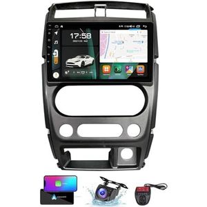 Android 13 Dubbel DIN autoradio voor Suzuki Jimny 3 2005-2019-GPS Navi | Gratis achteruitrijcamera| 9 inch Scherm met Carplay Android Auto/FM RDS DAB/Bluetooth/SWC/DSP Stereo(NF-6)