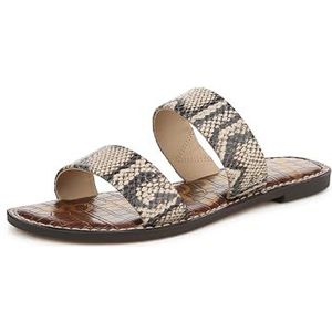 Sam Edelman Flat Slide Sandaal voor Dames - Gala, Roccia Leer, 36 EU