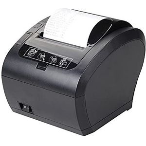 Etiketprinters 80 mm thermische ontvangstprinter Pos Printer USB Bluetooth Ethernet-poort met Auto Cutter (Color : 306 USB Ethernet)