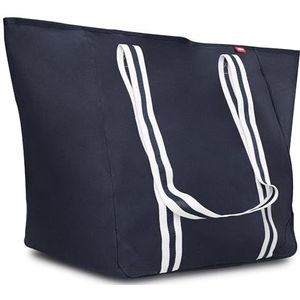 achilles Grote strandtas XXL familie met ritssluiting – badtas XXL familie 100 l – opvouwbaar en vuilafstotend – zwembad – blauw – 75 x 32 x 46 cm