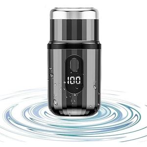 Zakformaat wasbaar elektrisch scheerapparaat,Draagbaar USB-oplaadbaar scheerapparaat voor mannen - -scheerapparaat zakformaat, nat en droog herenscheermes voor auto en reizen