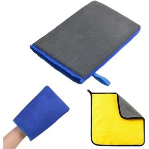 bangminda Kleihandschoen, autoreiniging, microvezel. handdoek, washandschoen, voor auto-detaillering en polijsten