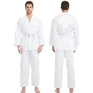 UBOHUZ Professioneel judo pak taekwondo uniform student doboks pak vechtsport kleding lange mouwen fitness gif voor mannen vrouwen
