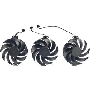 Computerkoelingsonderdeel voor RTX 4080 4090 GameRock OmniBlack grafische kaart vervanging Fan RTX4080 RTX4090 grafische kaart ventilator (ventilator - ABC)