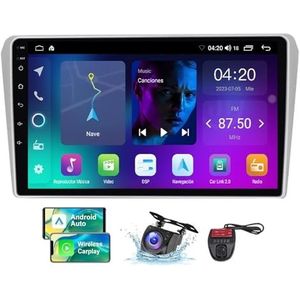 Android 13 9 Inch 2 Din QLED Autoradio Voor Toyota Avensis T250 2 2003-2009 - Camera DVR GRATIS - Steun Carplay Android Auto DSP Stuurwiel FM RDS DAB WIFI 4G Bluetooth Split-Screen(A,NF-2)