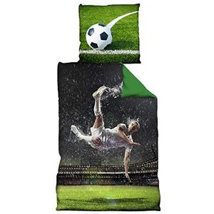 VertriebsArena GmbH Voetbalbeddengoed *** terugtrekker *** 135x200cm / 80 x 80 cm WM 4020209