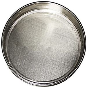 Testzeven Labzeven, Testzeef van roestvrij staal 10-200 mesh 2-0,074 mm opening 10-20 cm 1 st.