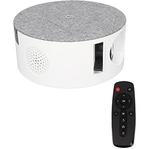 Draagbare Projector Kleine Thuisbioscoopprojector Geluidsarm Oogbescherming 4Ω 3W Luidspreker Full HD Outdoor (EU-stekker)