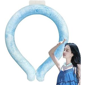 Koelapparaat voor nek - Herbruikbare Ice Gel Collar Tube voor warmtereductie,Wearable Tube Heat Reduction Body Cooling voor Hot Outdoor, School, Gym, Offices