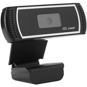 FHD 1080P Webcam, 5 MP Autofocus Laptop Desktop Pc-camera, USB Webcamera Plug en Play Webcam met Ruisonderdrukkende Microfoon voor Videobellen, Gamen, Opnemen en Vergaderen
