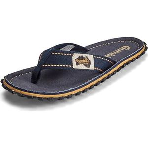 Gumbies Islander Unisex teenslippers, met superzachte katoenen teenpunt en duurzame gerecyclede rubberen zool, comfort gegarandeerd, Klassieke marine, 39 EU