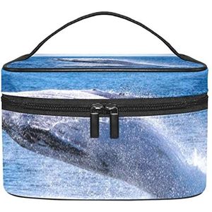 springen finback make-up organizer tas, reismake-up tas organizer case draagbare cosmetische tas voor vrouwen en meisjes toiletartikelen, Meerkleurig, 22.5x15x13.8cm/8.9x5.9x5.4in