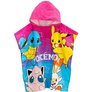Pokemon Jongens Handdoek Poncho Blau