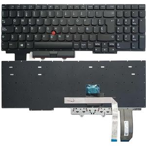 Voor Lenovo voor ThinkPad E15 voor Gen 1 voor GEN 2 (Type 20T8 20T9 20TD 20TE) Amerikaans/Spaans/Frans AZERTY/Latijns laptoptoetsenbord 01XY010(Gen 2 SP No backlit)