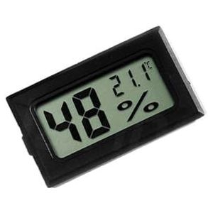 Mini Zwart Wit Digitale LCD Indoor Handige Temperatuursensor Vochtigheidsmeter Thermometer Hygrometer Gauge(Temperature humidity)