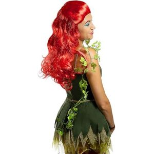 Funidelia | Poison Ivy pruik voor vrouwen Accessorie voor Volwassenen, kostuum accesoires - Rood