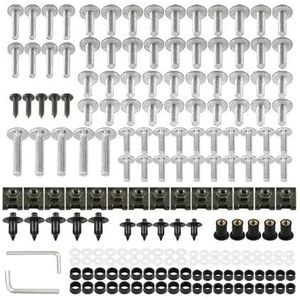 CANGM Motorbehuizing schroeven en moeren set voor Aprilia SRV 850 SRV850 Sportcity 50/125/250/300 SR Motard motoraccessoires kit bekledingsschroeven set (A)