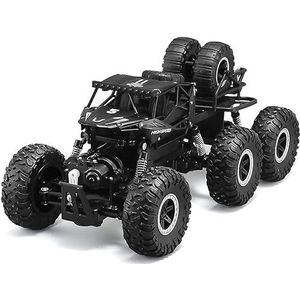 Grote RC-truck voor kinderen, jongens, meisjes, 8-12 jaar, 6WD, schaal 1:12, grote afstandsbedieningsauto, 20 km/u 6x6 offroad-snel elektrisch voertuig met 2 oplaadbare batterijen,